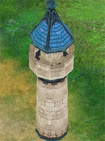 Простая сторожевая башня синих